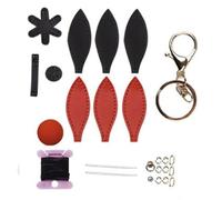 Générique Keychain Making Kit - Hot Air Balloon Leather Bag Charm Set - DIY Handbag Charm Set - For Beginners Professional Projects Weekend Activities Birthday