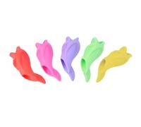 Générique Kids Pencil Grips, Silicone Dolphin Writing Aid, 1.77x0in Portable Writing Practice, Comfortable Grip Design, Soft Handwriting Tools for Homeschool, Kindergarten, Preschool