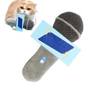 Générique Kitten Teething Toys, Interactive Cat Toy with Bell - Teething Supplies for Mental Awakening Scratching Exercise Simulation Hunting Indoor Home Travel