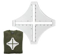 Générique Knitting Calculator | 2D Acrylic Clear Knitting Calculator | Easy to Use Crochet and Crochet Measuring Tool