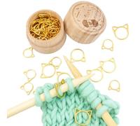 Générique Knitting marker - reinforced thread-fixing finish, teaching method of knotting embroidery | Sewing fastening system for repairing