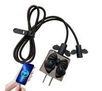 Générique Ladekabelschutz, Telefonkabelschutz - Datenkabelschutz,Tragbares Ladegerät Schutzhülle Love Handy Wire Accessories Für Den Täglichen Gebrauchauto -Heimreisen