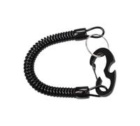 Générique Lanyard Badge with Keys | Spring Key Ring - Elastic Safety Lanyard Anti-Lost Retractable for Work Women Fishing Hiking Kayaking Diving