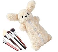 Générique Large Capacity Cartoon Plush Animal Storage Bag, Cream colour, Se référer au descriptif, Refer to description