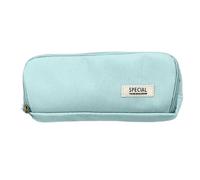 Générique Large Capacity Pencil Case, Portable Pen Pouch, 8.66x1.97in Multicompartment Storage, Authentic Zipper Design, Lightweight and Convenient for School, Students, Room Use, blue, Se référer au