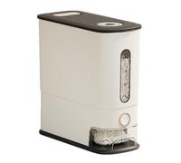 Générique Large Rice Container - Hermetic Cereal Preservation, Storage Dispenser for Grains, for Kitchen, Dining Room, Interior, Home, Counter, Storage, Family