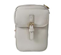 Générique Leather Shoulder Bag, Anti-Theft Purse, 6.3 x 2.76 x 7.87 inches Wallet with 10 Card Slots, Adjustable Strap Organizer, Ideal for Business Wedding Birthday Outdoor Women, white, Se référer