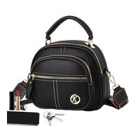 Générique Leather Shoulder Bag - Shoulder Bag | SPECH DE SLING MULTIVERABLE MULTIVERABLE FOR TRAVEL, MULTIFUNCTIONAL AFFORMATIC COMPART, SPCH TOTE WOMEN PAPICATION, Black, Se référer à la description