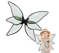 Générique LED Fairy Wings - LED Light Up Wings with 6 Wings - Godmother Fairy Costume for Halloween Cosplay Holiday Party Halloween Wings with Lights for Girls Women