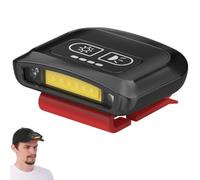 Générique LED Hat Clip - 2.36" Motion Front Sensor USB Rechargeable Cap Long Lasting Modern Design | Hands Free Lighting Device for Camping, Cy