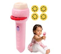 Générique LED Light Projection Flashlight for Baby Educational Cognitive Early Knowledge Animal Pattern, Baby Projector Torch, Animal Model Cartoon