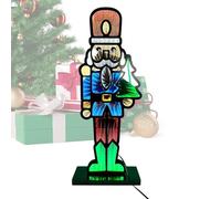 Générique LED Mirror Infinity Nutcracker | Classic Collection Decoration | Infinity Mirror Decor for Family, Friends, Adults, Living Room, Hallway, Fireplace, Entrance, Tree