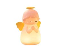 Générique LED Night Light Angel Shaped Bedside Lamp with Built-in Timer