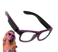 Générique LED Party Glasses - LED Accessories for Fluorescent Parties, Prismatic Accessories for Adults, Swimming Party, Costume, Halloween Festival