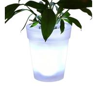 Générique LED Planter, Waterproof LED Garden Lights | Solar Planters with Integrated Lighting - for Home, Garden, Terrace, Lawn Decoration Lighting