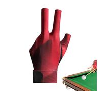 Générique Left Hand Pool - 3 Finger Training Pool | Elastic Breathable Spandex Gloves for Smooth Shot Control | Pool Cue Gloves - Teachers