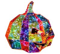 Générique Light-up Pumpkins | Luminous Prismatic Pumpkins Decorations | Direct Plug Glow Ornament Shape Lanterns for Swimming Pool, Night and Fire Decoration