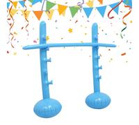 Générique Limbo Inflatable Play Set - Beach Party Activities with Adjustable Height Poles for, Colorful Water Resistant Outdoor Games for | Fun Events in the
