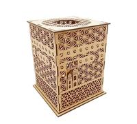 Générique Linterna De Mesa De Madera Granja - Lámpara Pie Rústica Maderaa | Decoración Rústica Madera La Linternaa Granja, Linterna Del Festival Maderaa Para La CabinaLa Foto