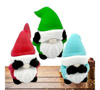 Générique Little Garden Gnomes, 3D Printed Miniature Figurines, Cute Toys and Decorations for and Adults, Office, Halloween Christmas Celebrations