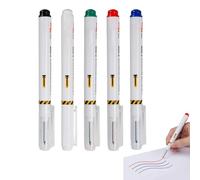 Générique Long Head Markers for Deep Holes | Waterproof Ink Pen 20mm - Set of 5 Colorful Waterproof Deep Reach Markers for Building, Carpentry, Metal
