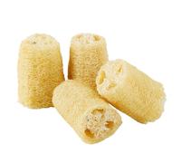 Générique Loofah Rabbit Chew Toys, 4 Pieces Play Accessories - Chew Toy for Small Animals - for Pet Owners and Lovers Shops Cat Dog Living Room Bedroom Office