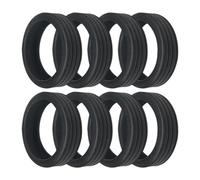 Générique Luggage Wheel Protector - Pack of 8 Silicone Roller Skates | Tire Texture Protective Covers for Suitcase | Reduces Noise, Improves Grip, Fits Wheels 4-7 Cm., Large Eight, Se référer au