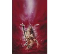 Générique Luis Royo Girl Red Background N°5-50 x 70 cm Poster