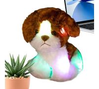 Générique Luminous Soft Toy | Decorative Soft Toy for the Home, Plush Dog with Lighting - for Birthdays, Christmas, Thanksgiving, Halloween, as well as for the Bedroom and Car