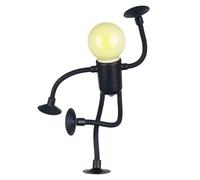 Générique Luz Nocturna Divertida - 1,5x1,5x6,69 Pulgadas, Flexible Con Pilas,divertida Luz Nocturna Deportista Para Niños | Para Dormitorio Salón Guardería Escritorio Pared Azulejo Cumpleaños