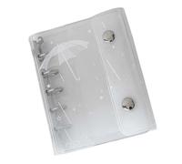 Générique M5 Binder | Cute 6-Hole Transparent Binder M5, School Note Supplies, for Journal, School, Office, Home, Study, Work, Business, Monthly, Filing