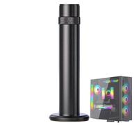 Générique Magnetic ARGB Lighting Card Holder - Heavy Card Holder | for Professionals, Players, Content Creators, Desktop PC Mounting, Workstation Configuration