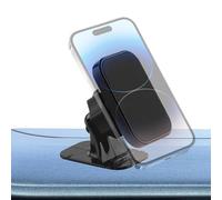 Générique Magnetic Holder, Reusable Car Mount, 1.57 x 2.16 x 1.96 x 1.18 inches Phone Cradle, 360° Rotating Auto Dashboard Clip, Black Compact Smartphone Stand for Vehicles