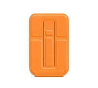 Générique Magnetic Phone Holder - Compact Leather Smartphone Holder with Mirror, Foldable Strong Magnetic Grip Slim Dashboard | Portable Cradle for Empty Call
