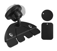Générique Magnetic Phone Holder - Versatile Compact Car Mount 360° Swivel, GPS, Drivers Travellers Men Daily Journeys | Multipurpose Outdoor Indoor Utility Sturdy