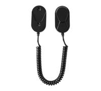 Générique Magnetic Remote Holder, TV Remote Holder Retractable Spring, Compact Heavy Duty Design Anti Lost Rope Bracket with Strong Magnet for Home, Bedroom Wall, Living Room, Easy to Use