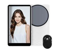 Générique Magnetic Selfie Screen, Portable Monitor Attachment, Clip-on Smartphone Display, Lightweight Design, Real-Time Preview Tool, for Vlogging, Streaming, Video Recording More