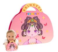 Générique Makeup Dress Up Game - Princess DIY Art Kit, Sticker Activity Book, Creative Dress Up For | Fun Educational Stickers, Makeup Books for Girls