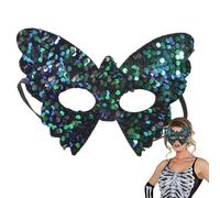 Générique Masked Party | Shiny Half Butterfly Carnival Decor | Masquerade Party Decoration | Halloween Christmas Eve Carnival Festival Cruise Cosplay