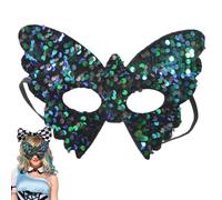 Générique Masquerade - Long Shiny Butterfly Costume - Elegant Masquerade Face Cover for Halloween, Christmas Eve, Carnival, Festival, Cruise, Cosplay