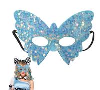 Générique Masquerade - Shiny Half Butterfly Decoration, Elegant Masquerade Face Cover, For Halloween, Christmas Eve, Carnival, Festival, Cruise, Cosplay