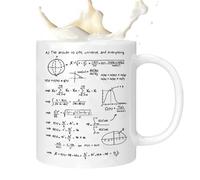 Générique Math Coffee Mug | 320ml Original Equations Ceramic Mug | Math Coffee Mug - For Hot And Cold Tea, Juice, Milk, Water, Beverage, Milk Tea, Milk
