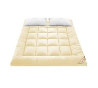 Générique Mattress Pad - Tatami Velvet Support Layer Breathable and Enhances Comfort Sleep Protection for Apartment Hostel Bed Double