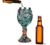 Générique Medieval Goblet, Dragon Wine Glass | Medieval Stainless Steel Drinking Mug | Creative & Versatile Medieval Drinking Cup for Daily Drinking or Gathering