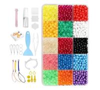 Générique Melting Beads Kit | Glow in the Dark Coordination Game - Creative Water Adhesive Beads Kit for Crafts, Birthdays, Room Decoration