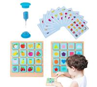 Générique Memory Cards Game - Interactive Learning Toy, Card Matching and Matching Game - for Girls, Boys, Parents, Nurseries, Schools, Homes