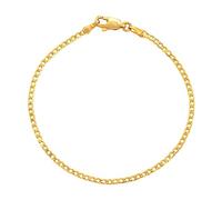 Générique Men Plated With Jewelry Cold Wind Hand Decoration Gold Plated Chain Vegetarian Bracelet Couple Steel Bracelet Jewelry, one size, Metal, No Gemstone