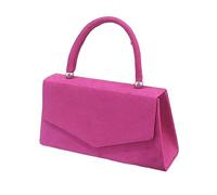 Générique Men's Leather Work Briefcase for Party, Wedding, Racing Helmet Skiing, Hot Pink, One Size