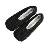 Générique Mens Pro Ladies Ladies Soft Socks With Non Slip Sole Warm Comfortable Home Slippers Black Classical Dance, a, One Size