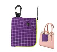 Générique Men's Slim Card Holder with Zip, Compact Anti-Theft, Large Opening | Travel Security Card Holder for Him Her Friends Family, Purple., Se référer au descriptif, Refer to description